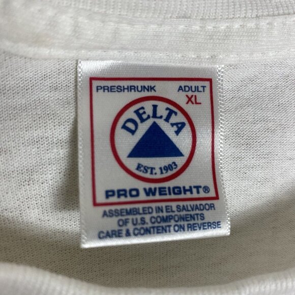 Vintage “God Bless America” 9-11-2011 T-Shirt Delta Pro‎ Weight White Mens Sz XL - Picture 3 of 10